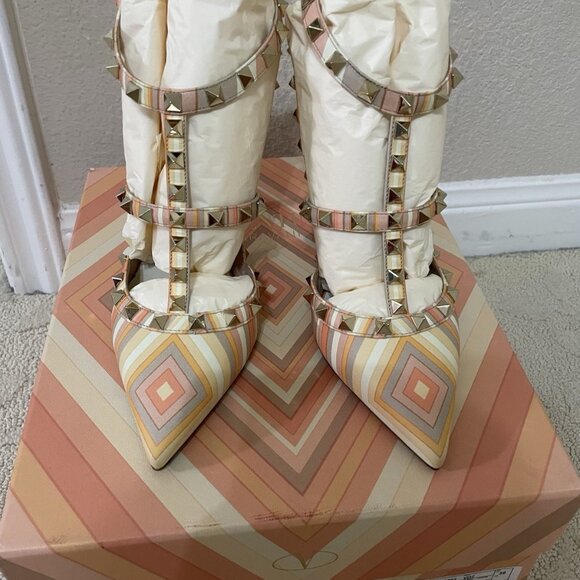 Valentino Garavani Shoes - Valentino Garavani Rockstud Ankle Strap Pump